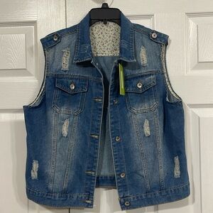 Size XL New Collection Jeans Vest